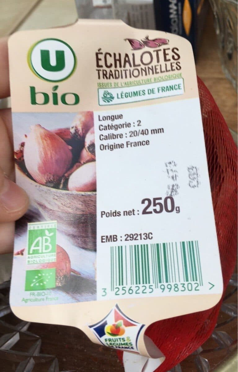 U Echalote traditionnelle longue - Filet 250g packshot