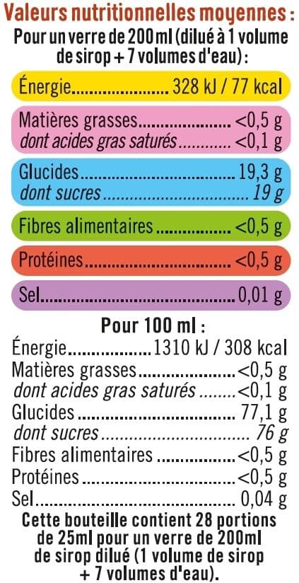 U Sirop d'abricot touche de vanille édition limitée packshot