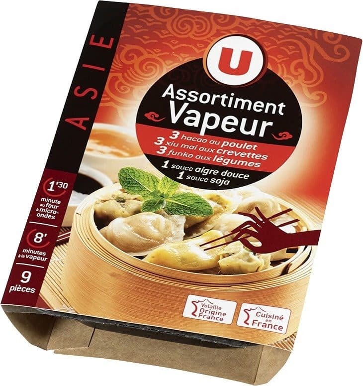 U Assortiment vapeurs packshot