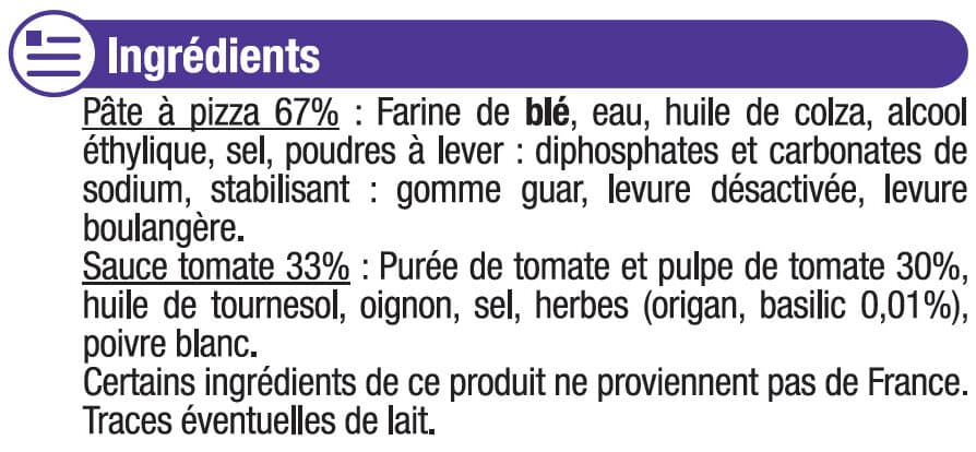 U Kit pizza pâte prête à dérouler avec sauce tomate paquet de 600g packshot