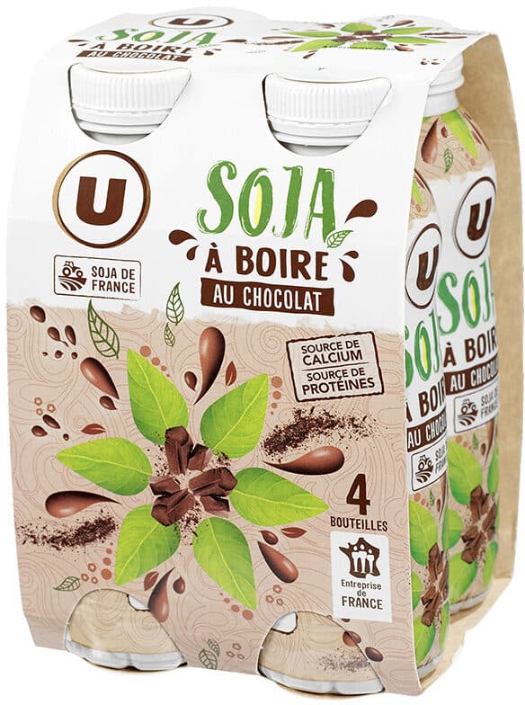 U Soja à boire chocolat packshot