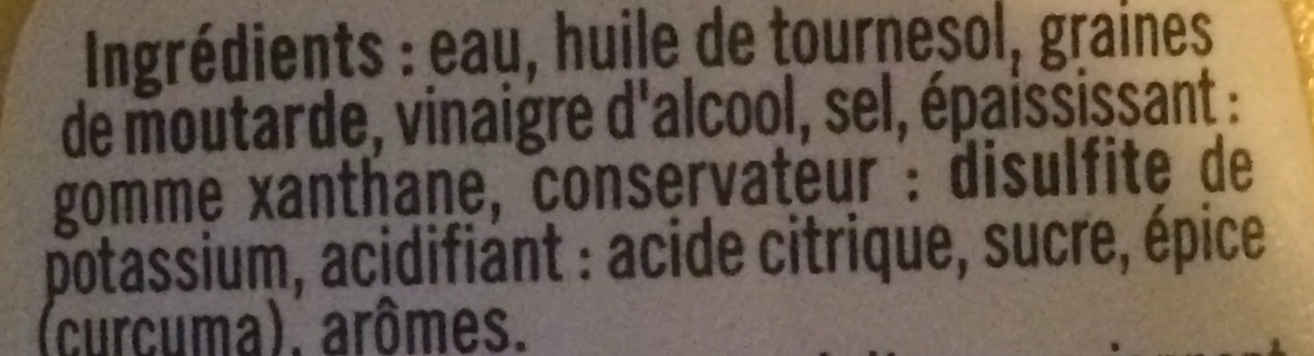 U Moutarde mi-forte bouteille de 250g packshot