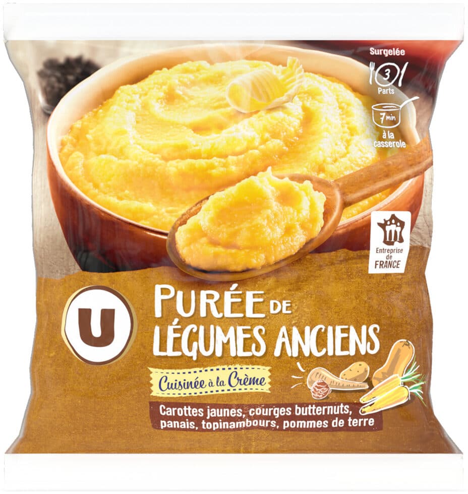 U Purée de légumes anciens 750g packshot