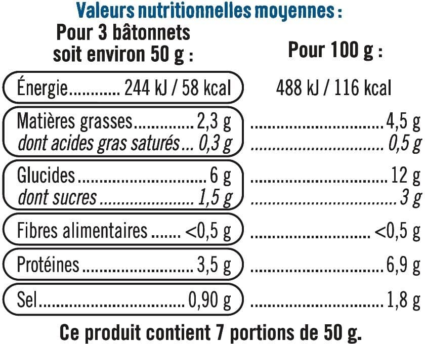 U Préparation à base de chair de poisson saveur crabe boite de 21 - 350g packshot