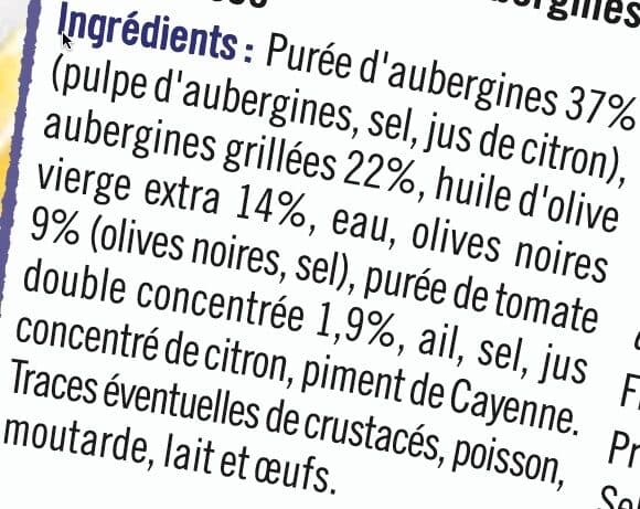 U Caviar d'aubergine à l'huile d'olive vierge extra pot de 200g packshot