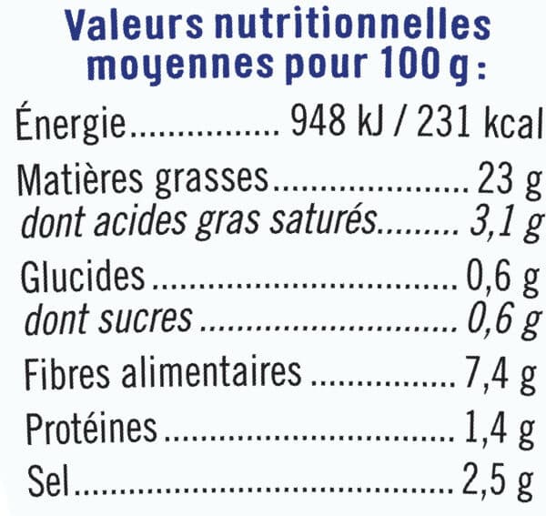 U Tapenade aux olives noires pot de 200g packshot