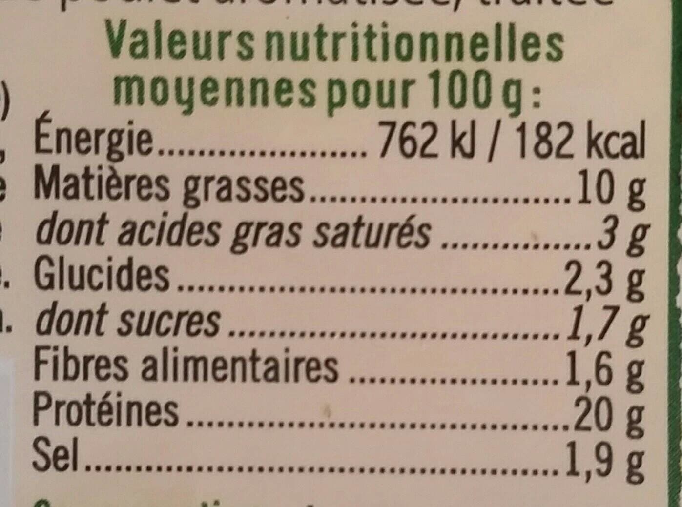 U Haché de poulet cuit packshot