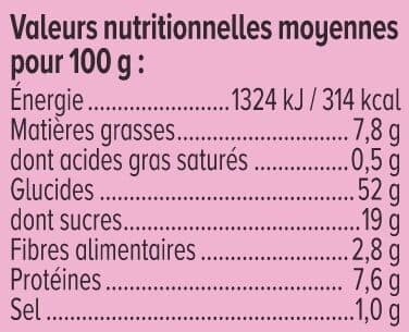 U Couronne des rois briochée pépites framboise packshot