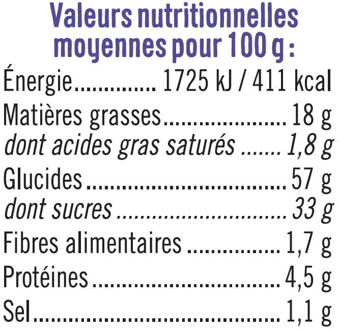U Muffins fourrés myrtille packshot