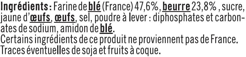U Sablés Nature Pur Beurre packshot