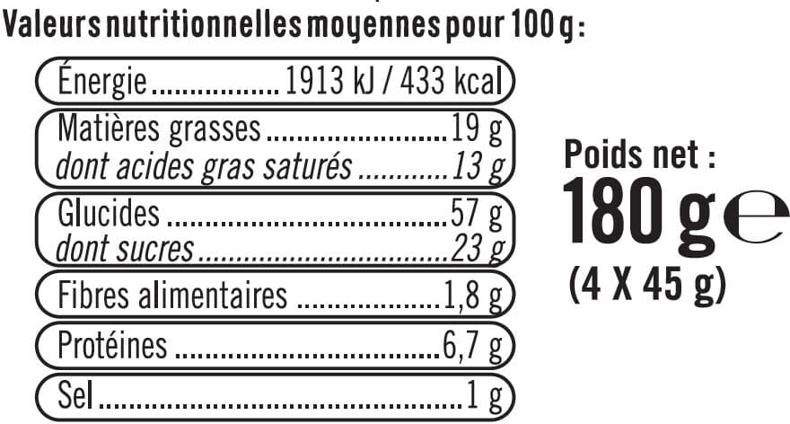 U Sablés pur beurre aux pépites de chocolat packshot