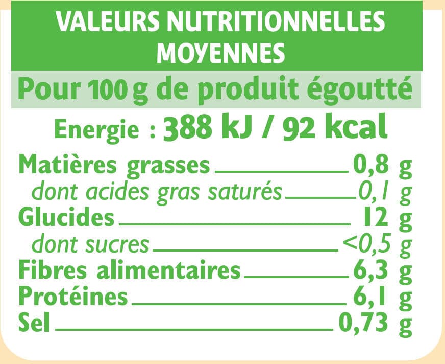 U Flageolets , 215g packshot