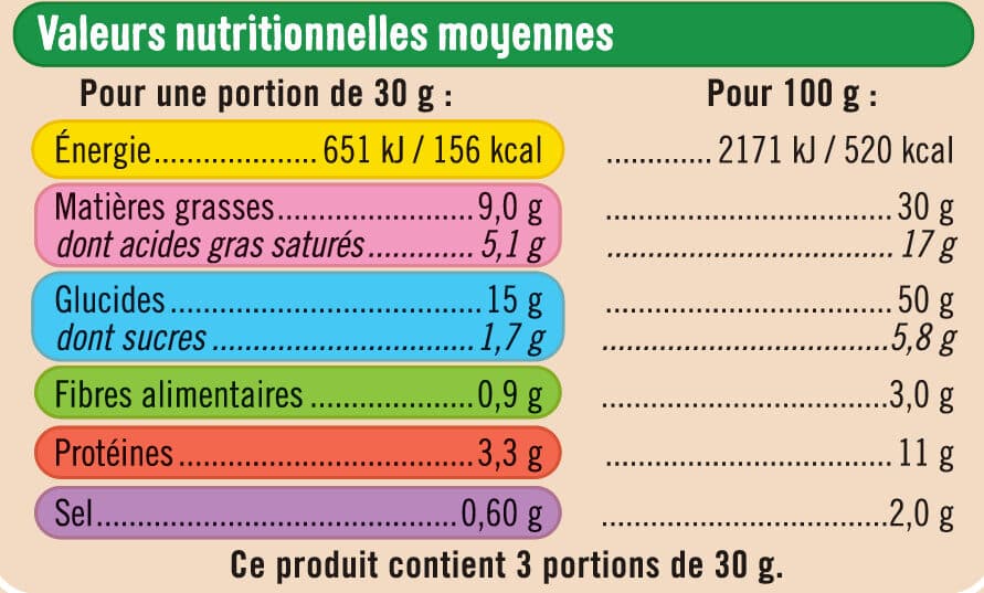 U Petits sablés sésame, millet et sarrasin packshot