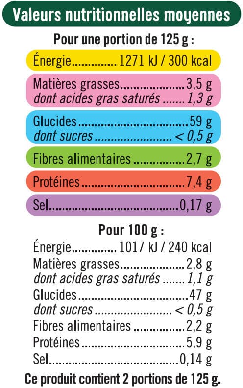 U Tagliatelle céréalière packshot