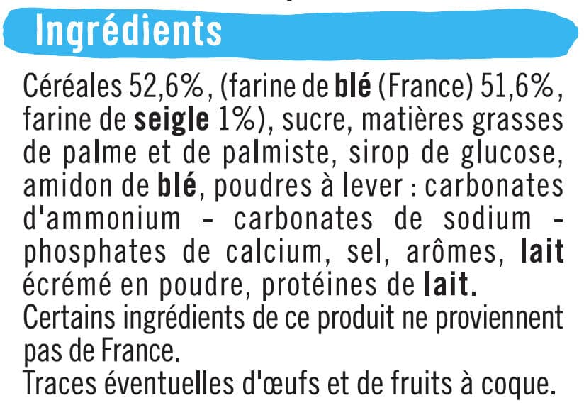 U Gouters fourrés carrés parfum vanille , paquet de 295g packshot