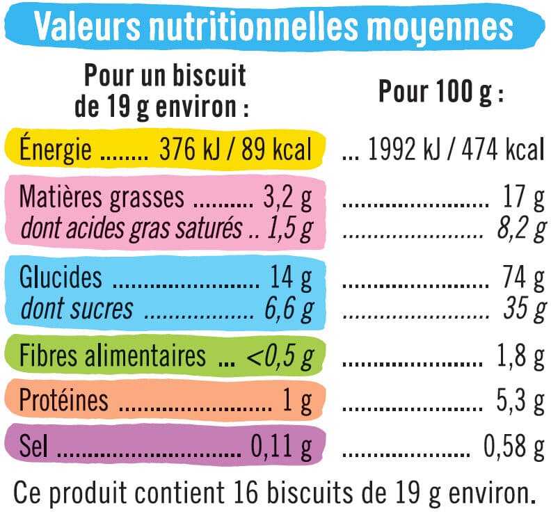 U Gouters fourrés carrés parfum vanille , paquet de 295g packshot