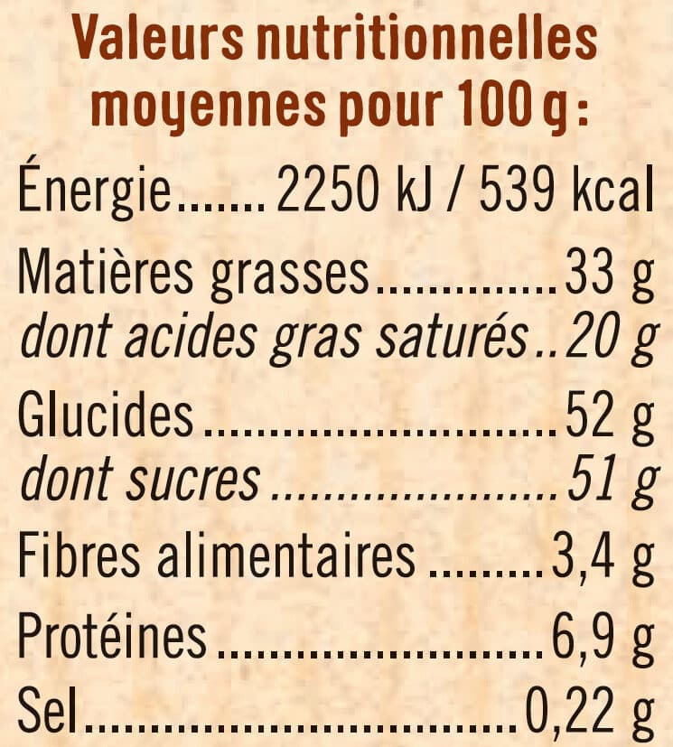 U Chocolat au lait à patisser caramel Tablette de 180g packshot