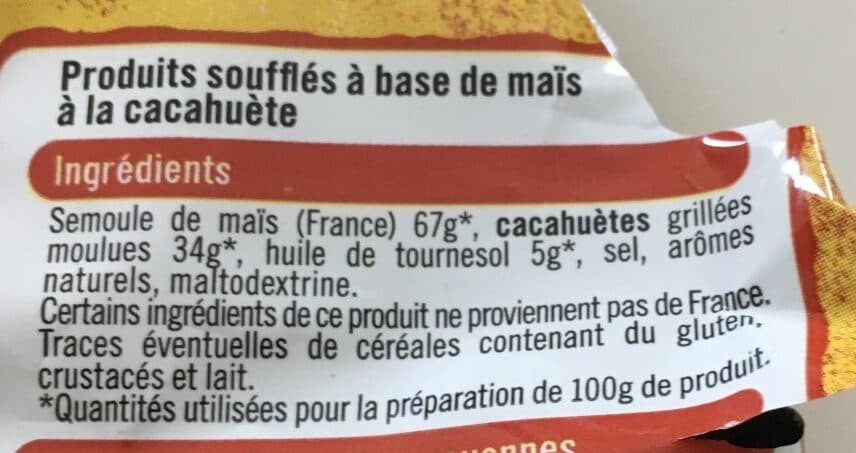 U Lot de 4 Croquants cacahuete packshot