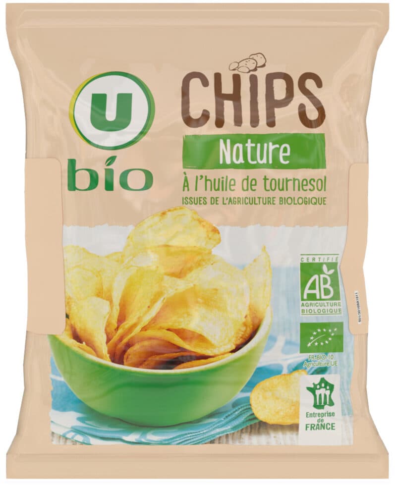 U Chips nature bio, 6x30g packshot