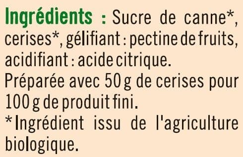 U Confiture de cerise packshot