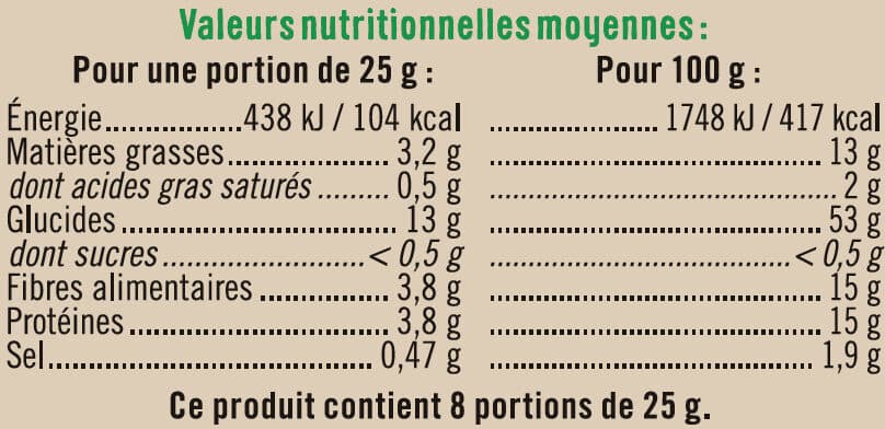 U Crackers au chia paquet de 200g packshot