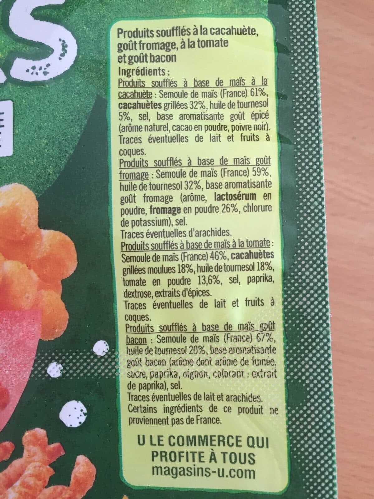 U Coffret snacks packshot