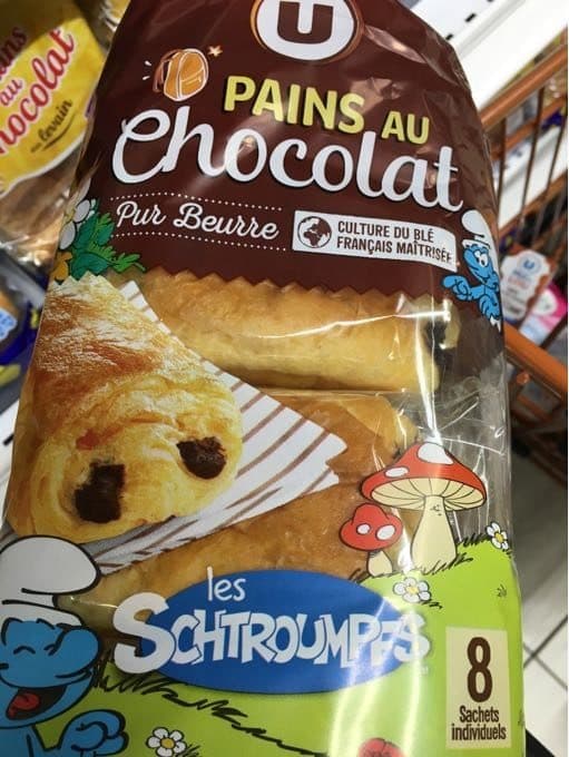 U Pain Au Chocolat Pur Beurre U packshot