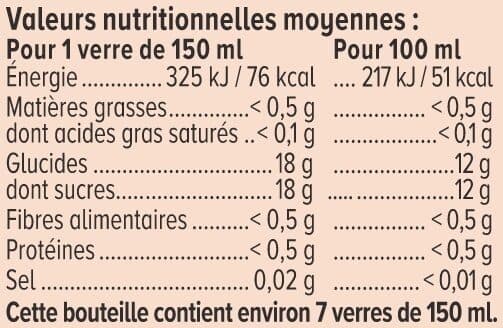 U Nectar pêche du Roussillon bouteille de 1l packshot