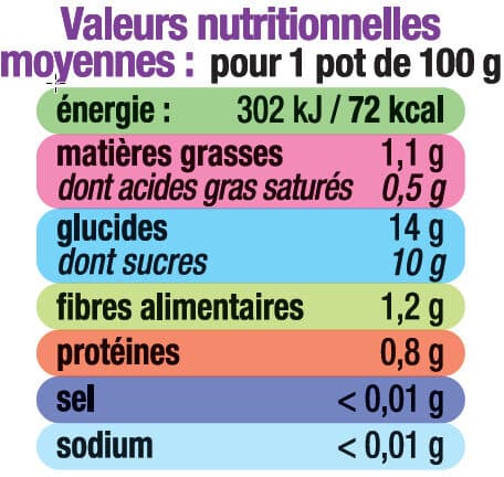 U Petits pots dessert pomme et biscuit packshot