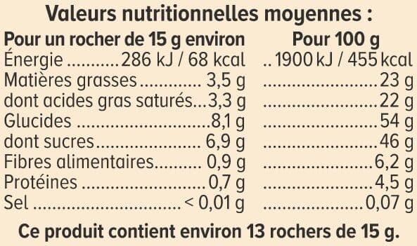 U Mini rochers à la noix de coco 200g packshot