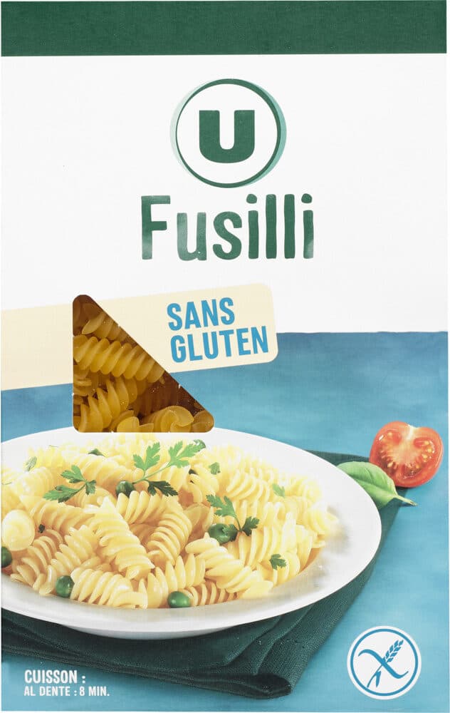 U Fusilli sans gluten , 400g packshot