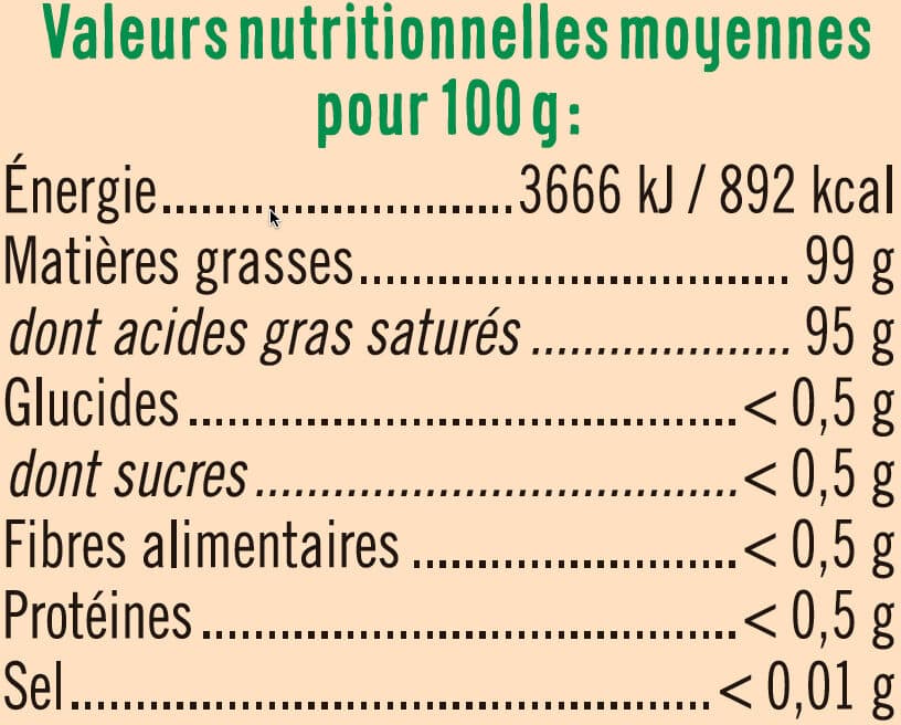 U Bio Huile vierge de noix de coco bio - Bocal 225ml packshot