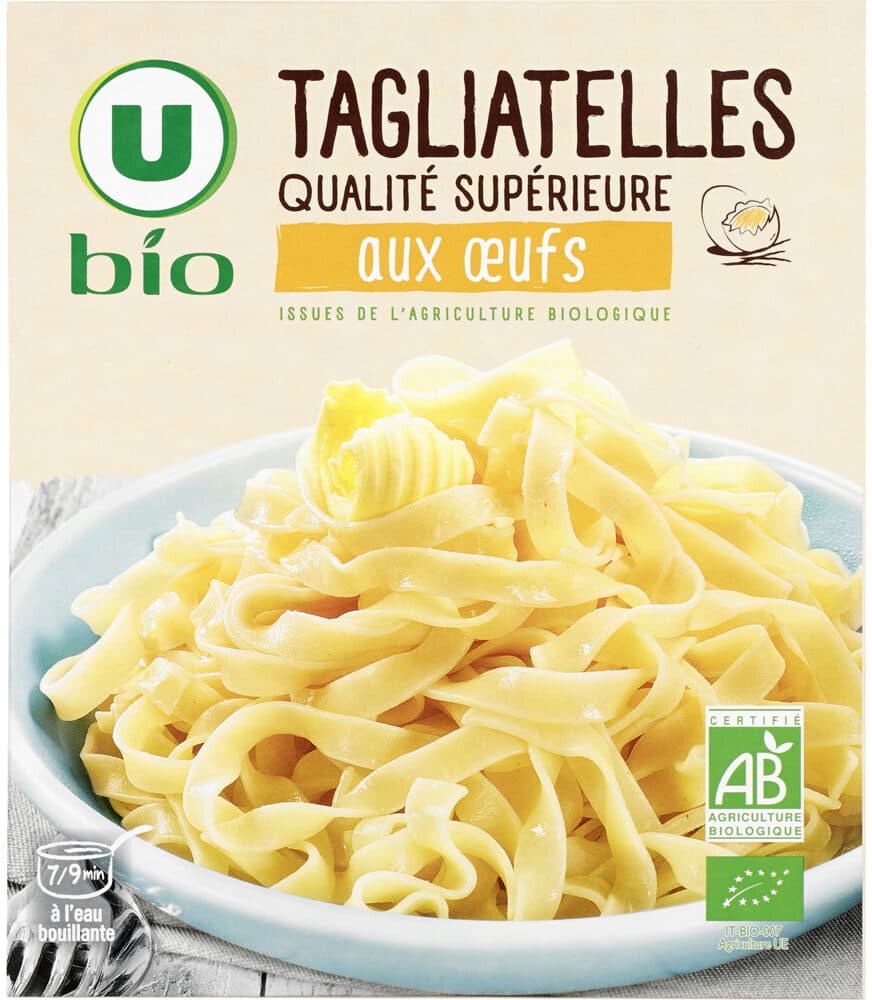 U Tagliatelles boîte de 500g packshot