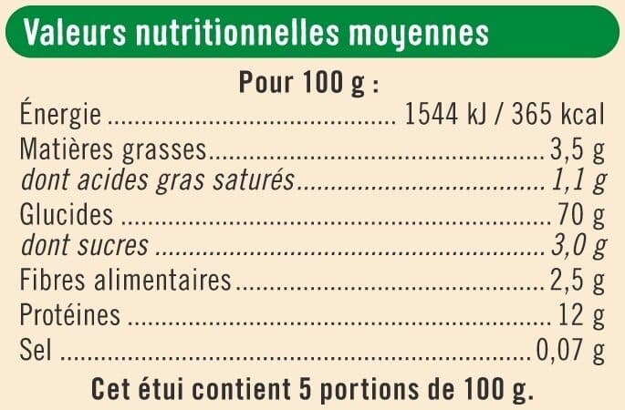 U Tagliatelles boîte de 500g packshot
