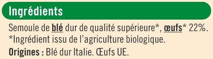 U Tagliatelles boîte de 500g packshot