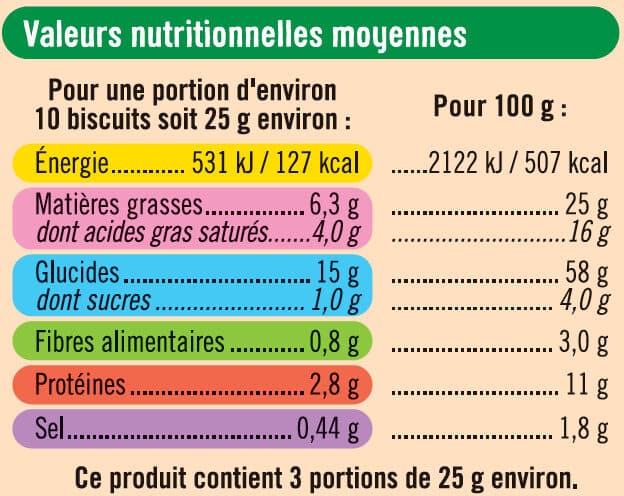 U Mini flûte au sel packshot