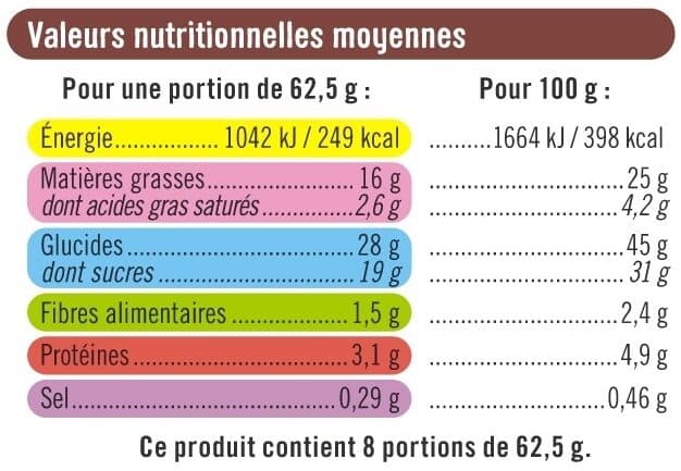 U Fondant chocolat sans gluten doypack de 500g packshot