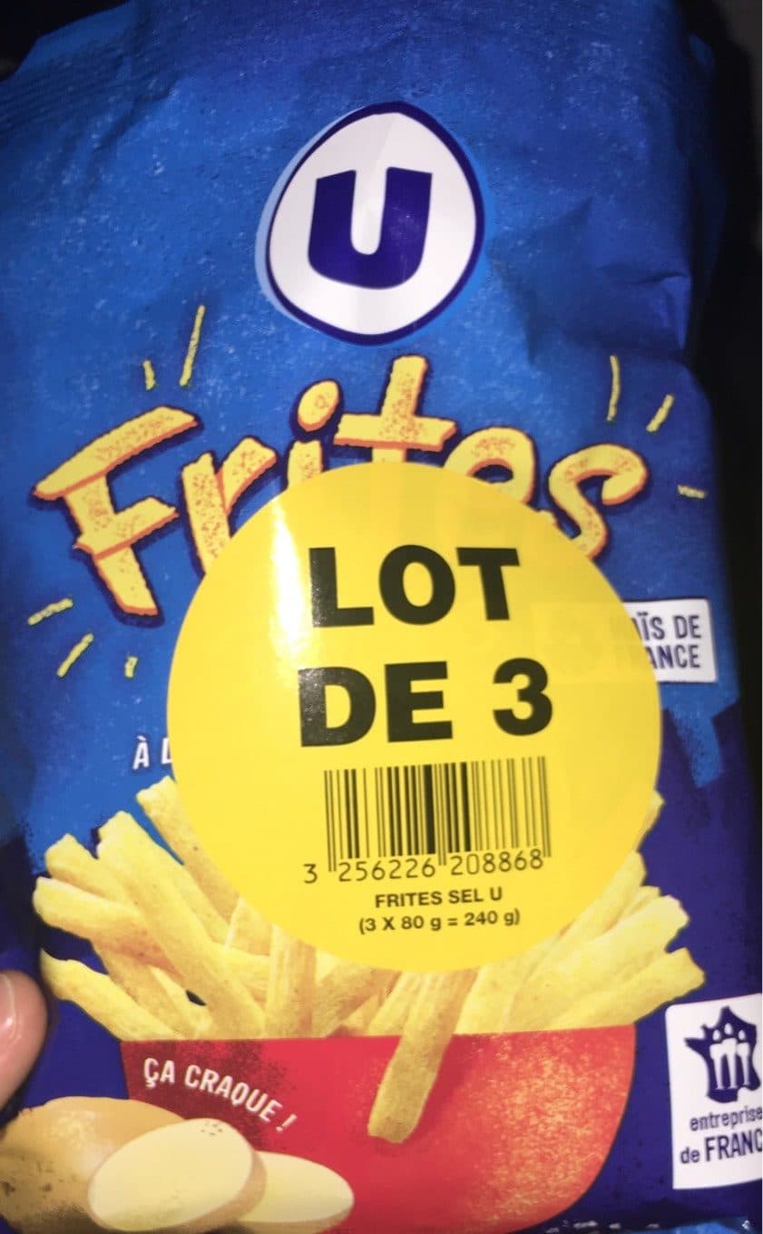 U Frites sel packshot