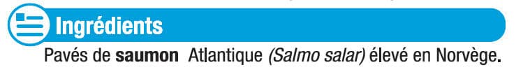 U Pavés de saumon (salmo salar) packshot