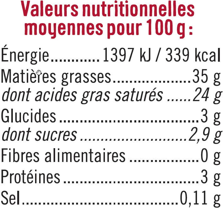 U Crème fraîche épaisse de brebis 35% de MG, 20cl packshot
