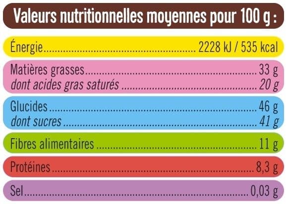 U Palets chocolat noir paquet de 200g packshot