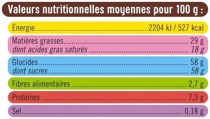 U Pépites de chocolat lait sachet de 100g packshot