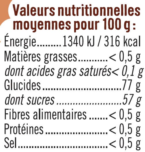 U Nappage caramel flacon de 210g packshot