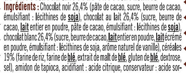 U Billes aux 3 chocolats boîte de 50g packshot