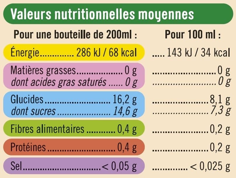 U Nectar pomme sans sucre ajoutés packshot