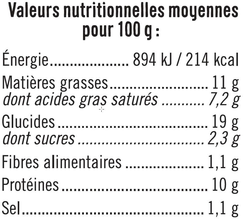 U Croque bistrot 3 fromages bleu emmental et chèvre 2x150g packshot