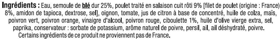 U Taboulé au poulet 300g packshot