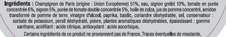 U Salade Champignons à la grecque 300g packshot