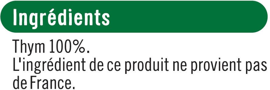 U Infusion au thym packshot
