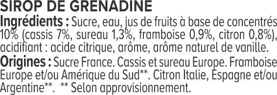 U Sirop de grenadine packshot